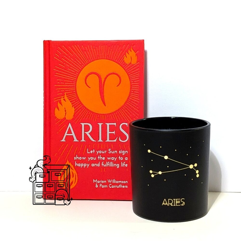 Aries Gifts Target Project 62 Never Burned 2019 Astrology Candle and Aries Book